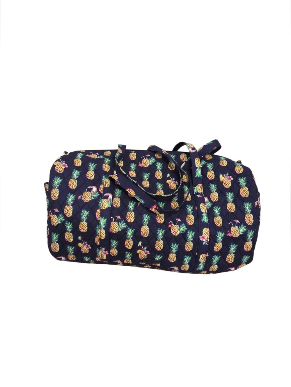Vera Bradley "Get Going" Duffle Bag in the Toucan Party Pattern Pineapples